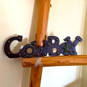 Cowboy Wooden sign